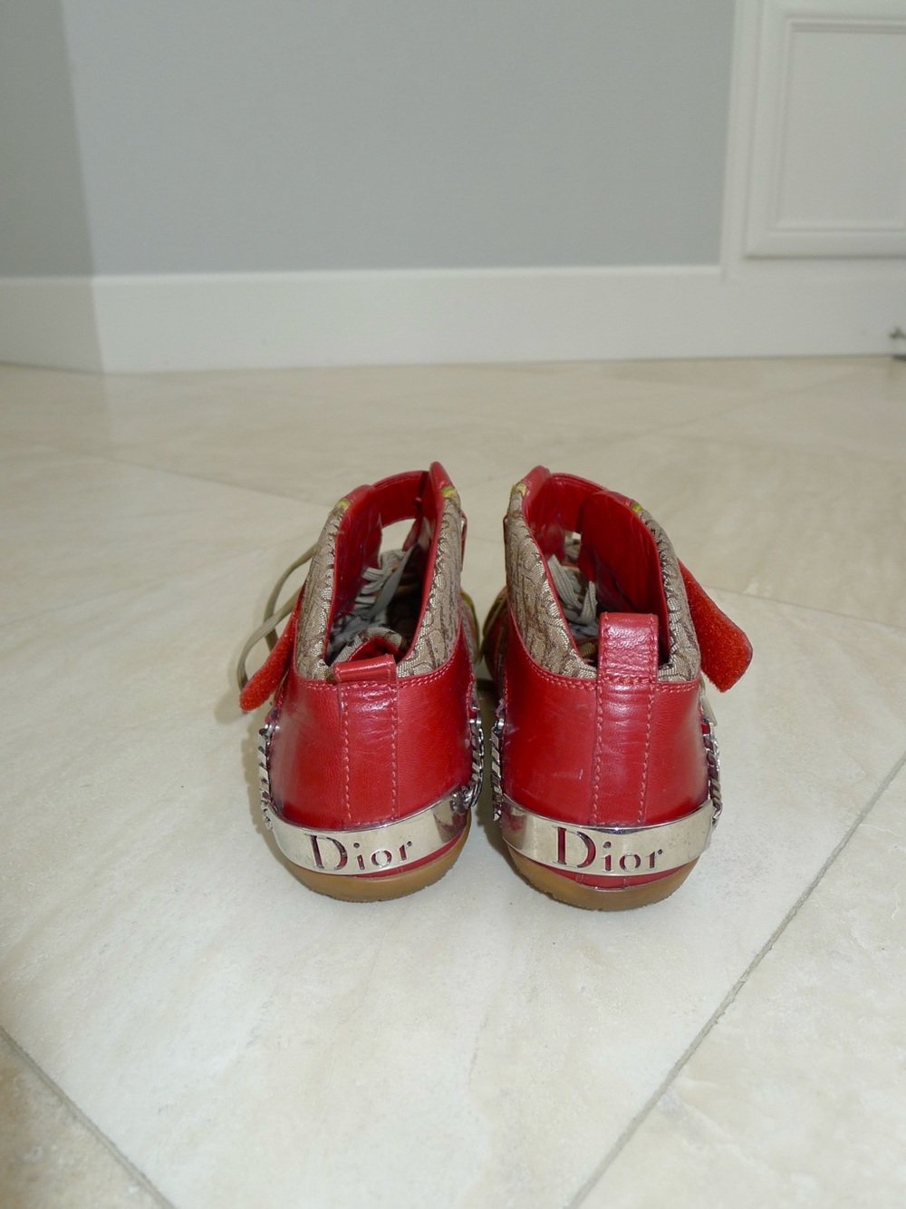 Vintage Dior Rasta High-Top Sneakers ✶ - Picture 3 of 7